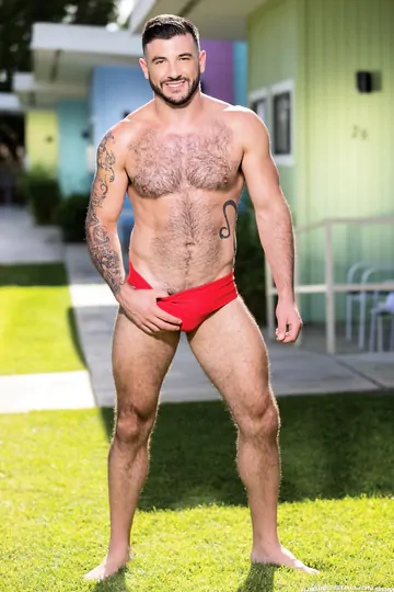 Interracial fucking on the lawn