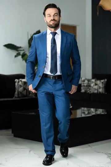 Men in suits getting naughty