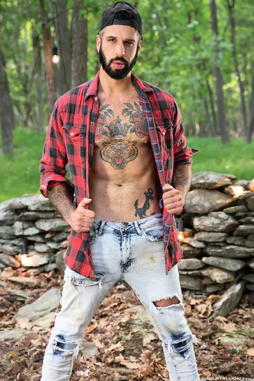 Lumberjacks fucking in the forest