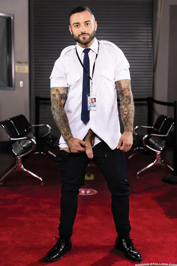 Two men in a warehouse fucking