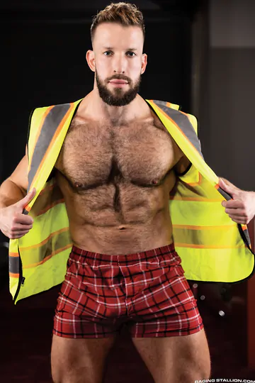 Two men in a warehouse fucking