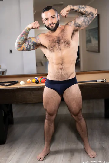 Hairy men bareback fucking