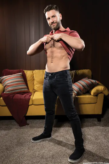 Men with beards having sex