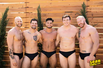 Group sex pics from Sean Cody