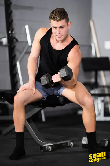 Cute stud with a boner