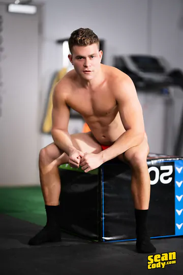 Cute stud with a boner