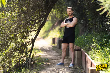 Hot stud with a hairy body