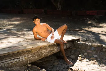 Brown stud with a hot body