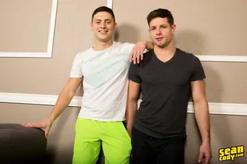 Two guys from Sean Cody boning