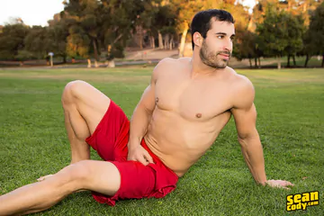 Muscle men bareback fucking