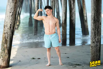 Muscle boy gets bareback fucked