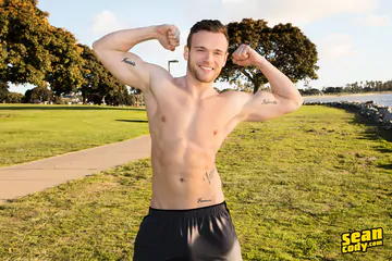 Asian hottie fucking a white stud