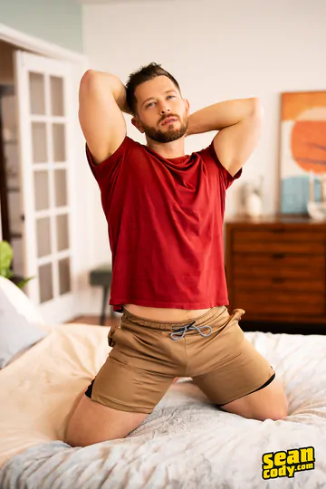 Guy with a moustache getting fucked