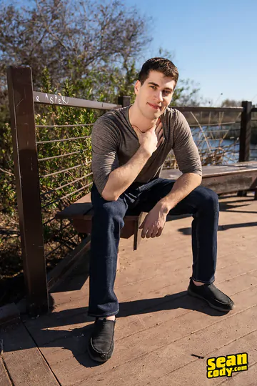 Hairy man fucking a younger stud