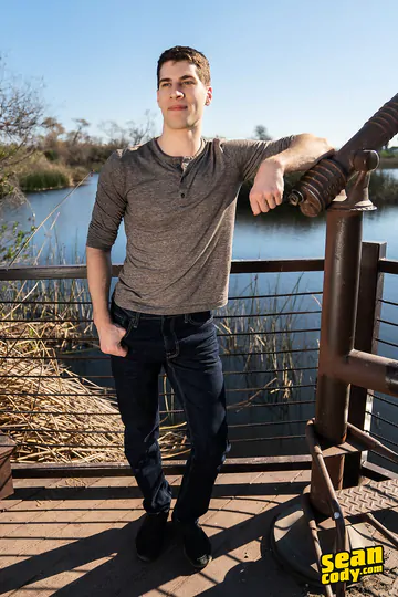 Hairy man fucking a younger stud