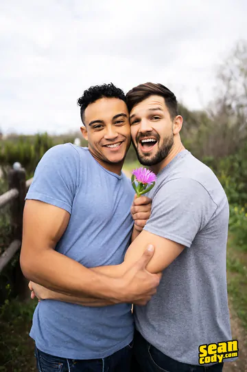 Cute black guy getting boned