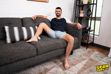 Horny guy fucking himself