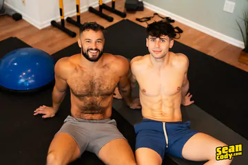 Sexy fit guy getting fucked