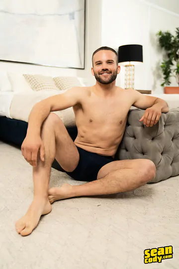 Handsome gays bareback fucking