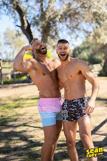 Hunky man getting fucked