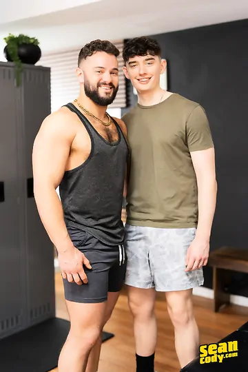 Hairy guy fucking a jock