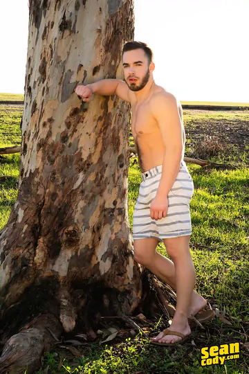 Ripped black guy fucking a stud