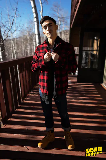 Guys on a cabin trip fucking