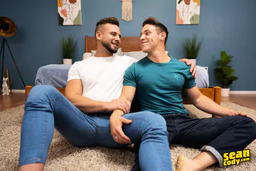 Cute stud gets butt fucked