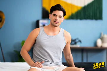 Cute hunky guy fucking bareback