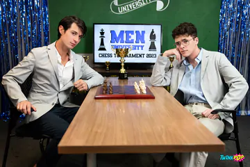 Shaved dick boy gets fucked