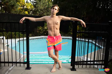 Pool boys having sex
