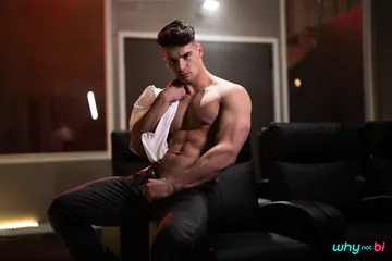 Gay porn stars and a blonde chick