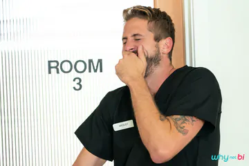 Sexy Kaleb Stryker in a threesome