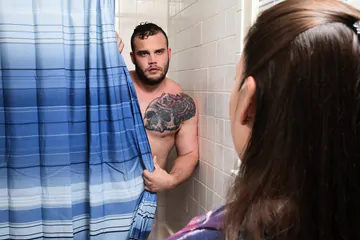 Two men and a woman