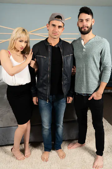 Two bi guys and a chick