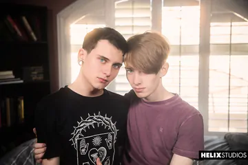 Horny gay boys bareback fucking