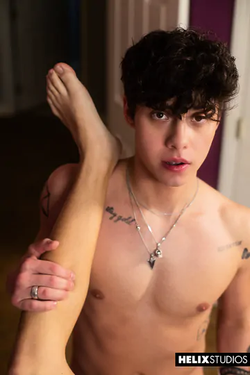 Cute boy gets rimmed and fucked
