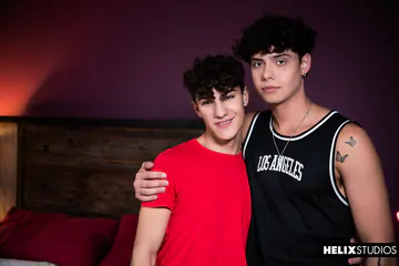 Curly haired boys fucking