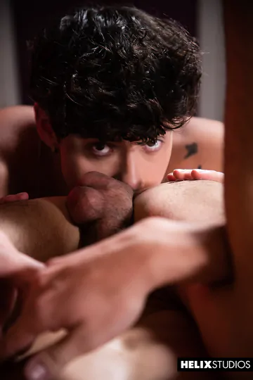 Curly haired boys fucking