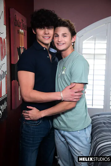 Handsome gay boys fucking