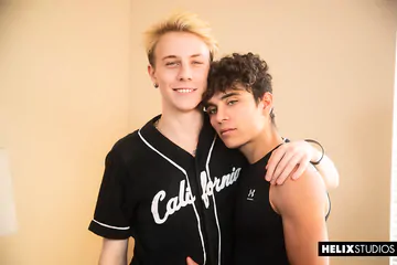 Curly boy gets fucked in the ass