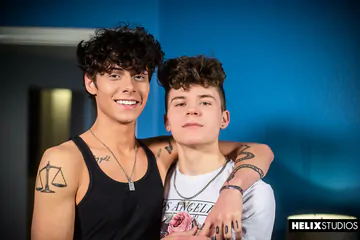 Boy with a big cock getting fucked