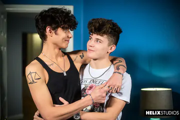 Boy with a big cock getting fucked