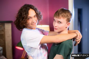 Pretty gay boys having sex