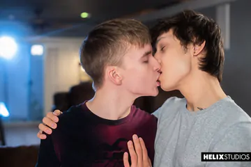 Skinny boy gets cock in the ass