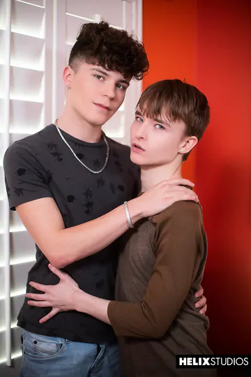 Skinny boy gets big cock fucked