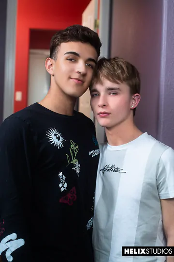 Cute blonde boy getting penetrated