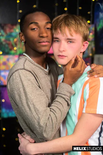Black twink fucking a cutie