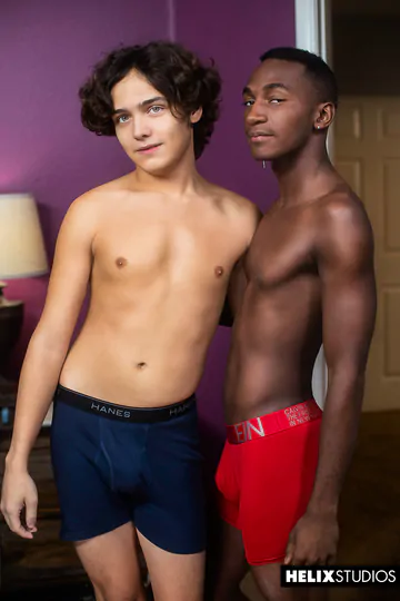 Interracial boys fucking each other