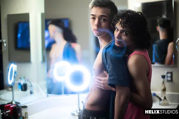 Ripped Asian twink fucking ass